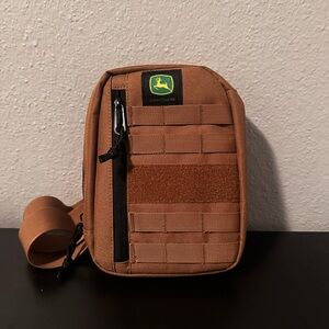 John Deere Brown Crossbody Bag